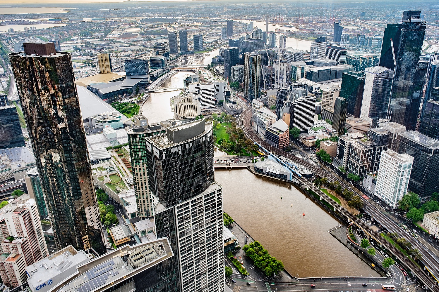 Melbourne, view from the Eureka Tower