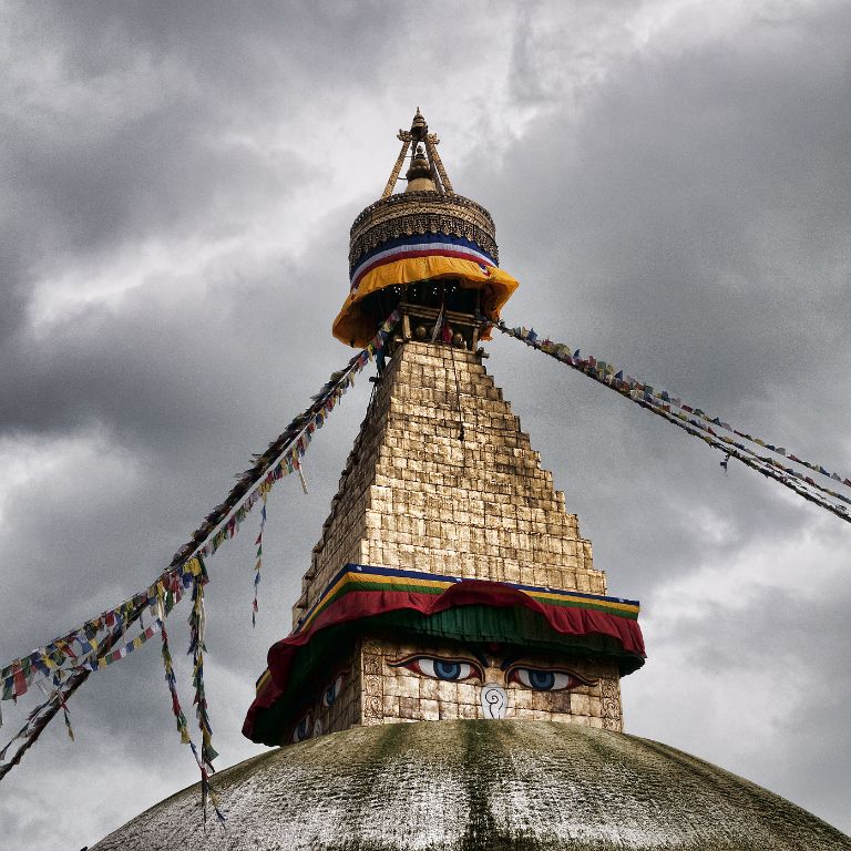 Kathmandu, Buddhist temple Bodhnath