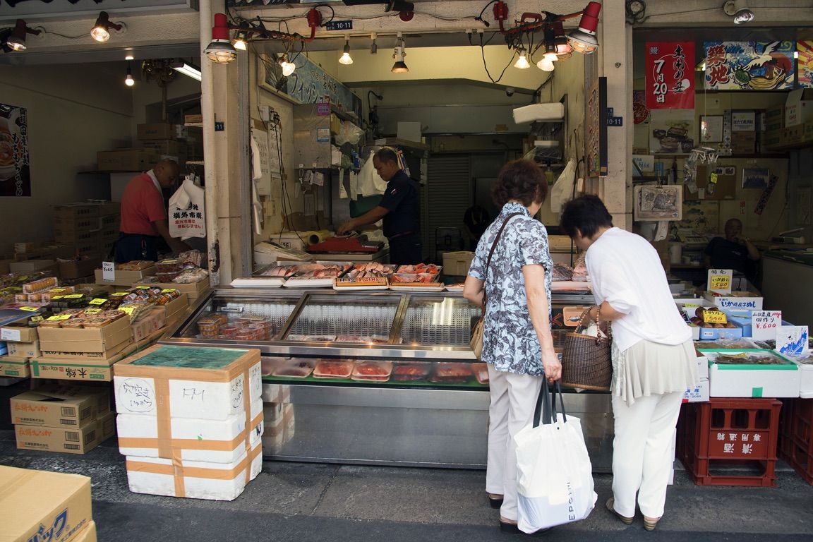 Tokyo, old fish market