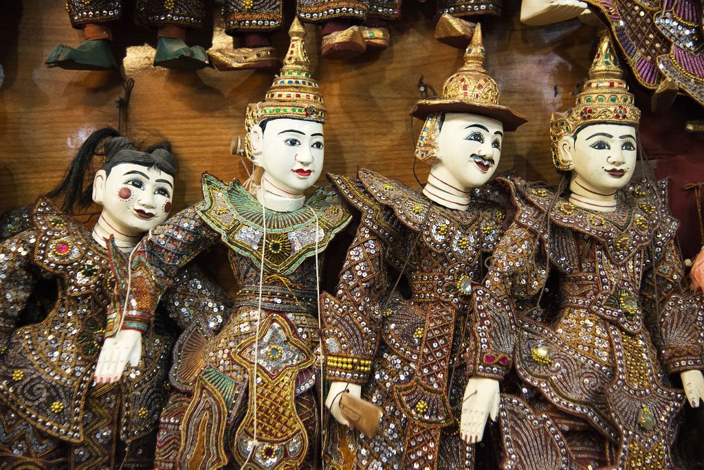 Mandalay, puppet workshop