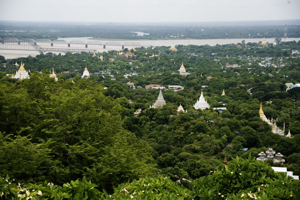 Sagaing, views from the Son Oo Pon Nya Shin Pagoda
