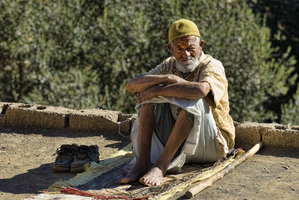Anciano bereber, Valle de Eurika (Marruecos), 2009