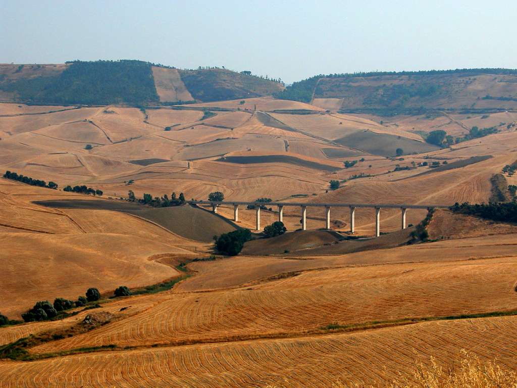 Sicily, inland landscape
