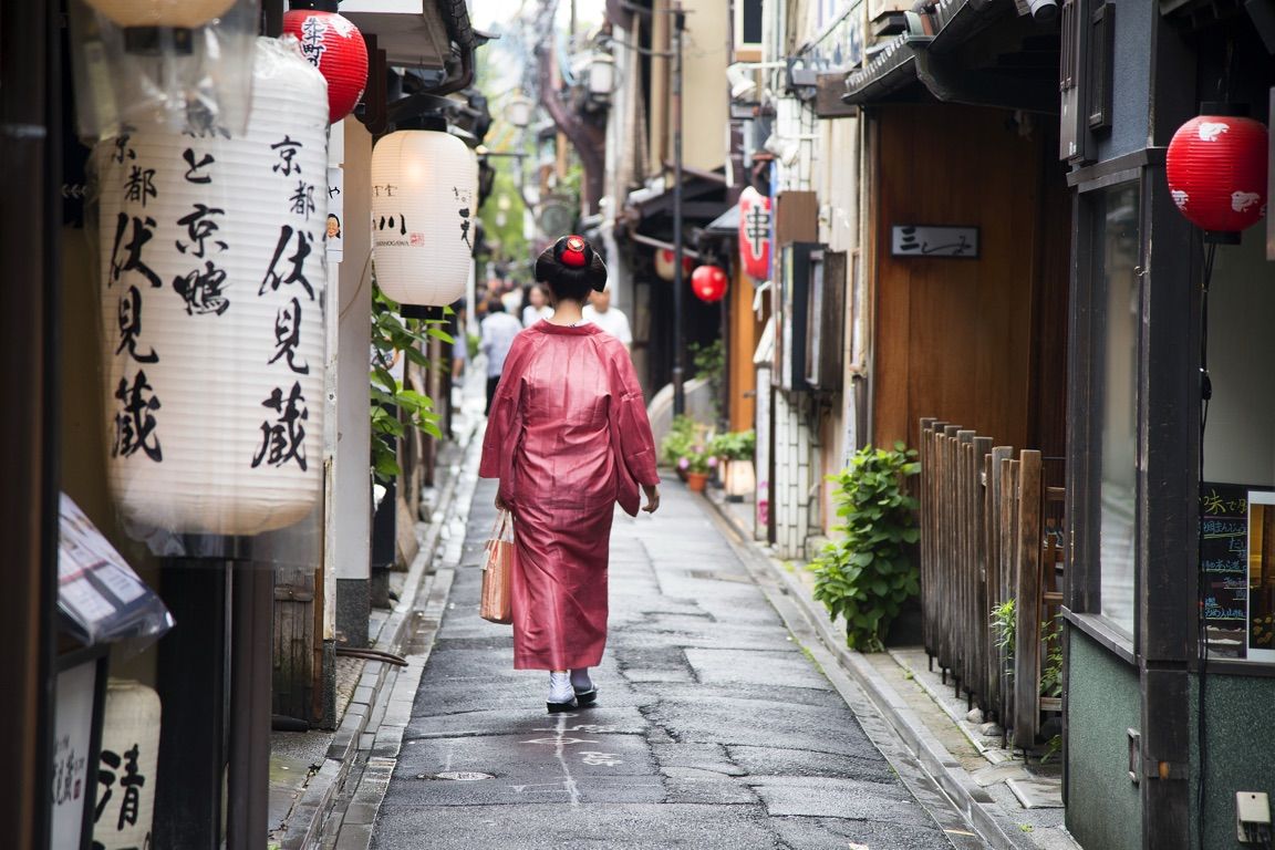 Kioto, barrio Gion, callejón Pontocho