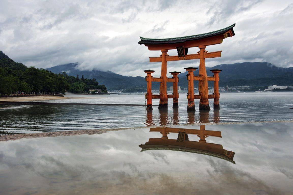 Miyajima, tori del santuario Itsukushima