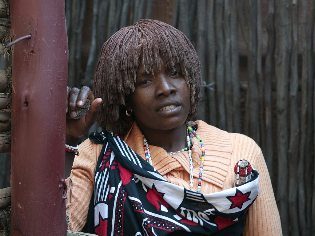 Lesedi Cultural Village, mujer zulú