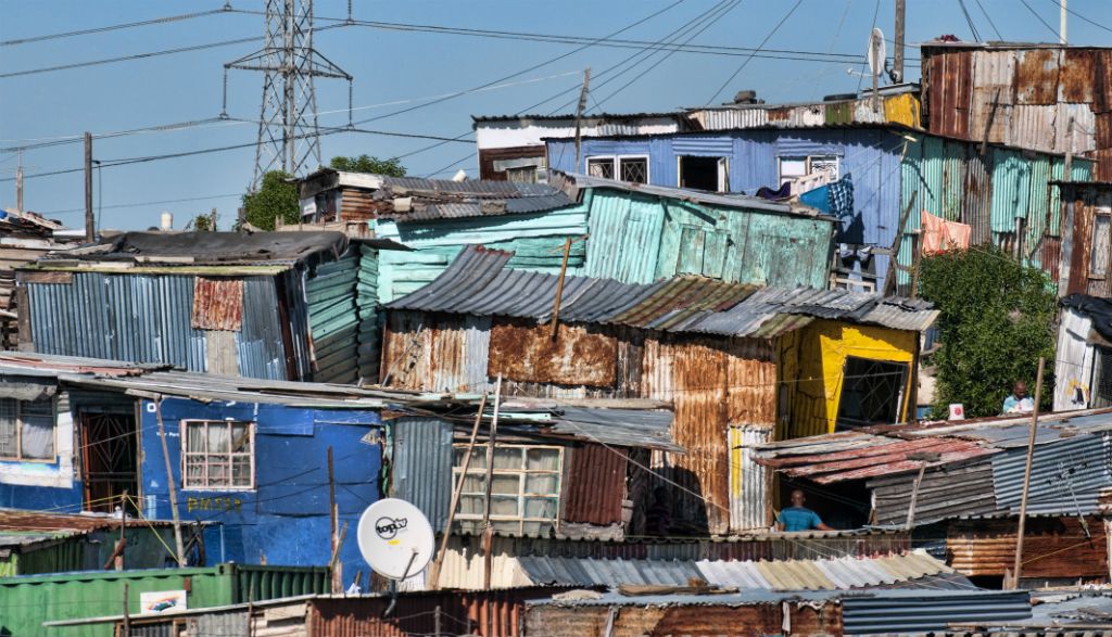 Township en las afueras de Ciudad del Cabo (Sudáfrica), 2011