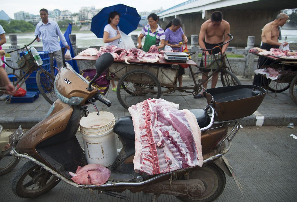 Guilin, mercado callejero