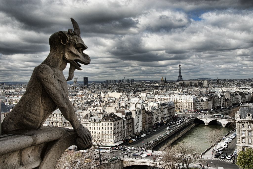Views from the tower of Notre-Dame