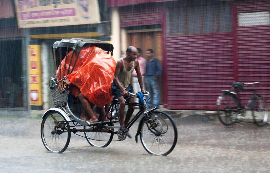 Varanasi, under monsoon