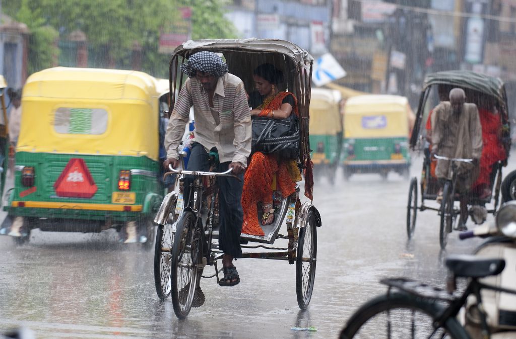 Varanasi, under monsoon
