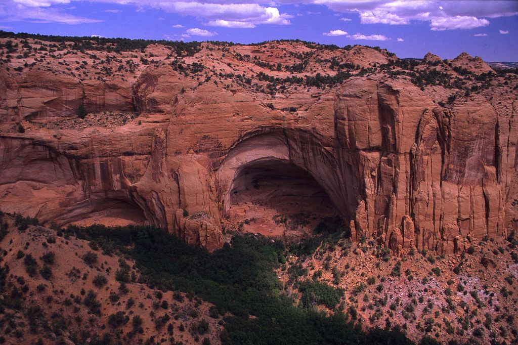 Navajo National Monument, Poblado Navajo construido sobre el año 1250 DC