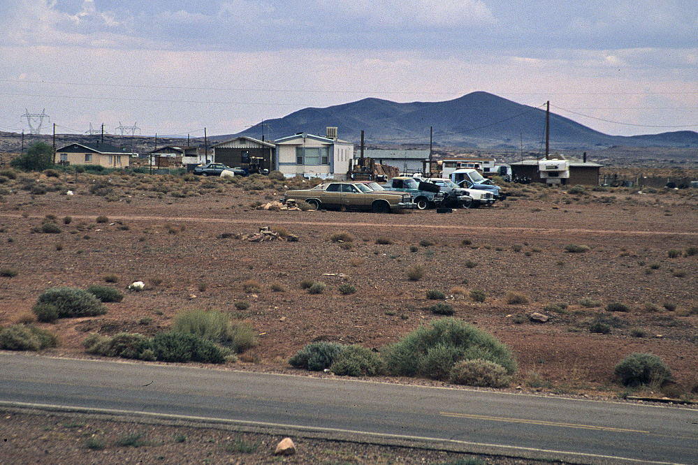 Poblado Navajo actual, en Monument Valley